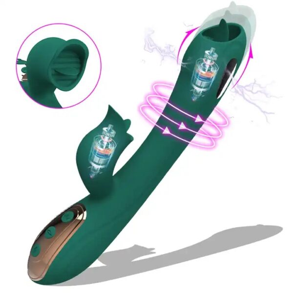 10 Vibration modes Rechargeable No odor, No smell Luxury Quality Double Side Licking